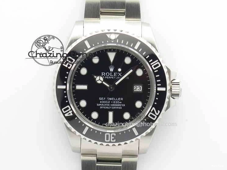 MiroTime 0322 Timeless Sea-Dweller 116600 Black Ceramic BP Maker Best Edition On SS Bracelet SA 3680